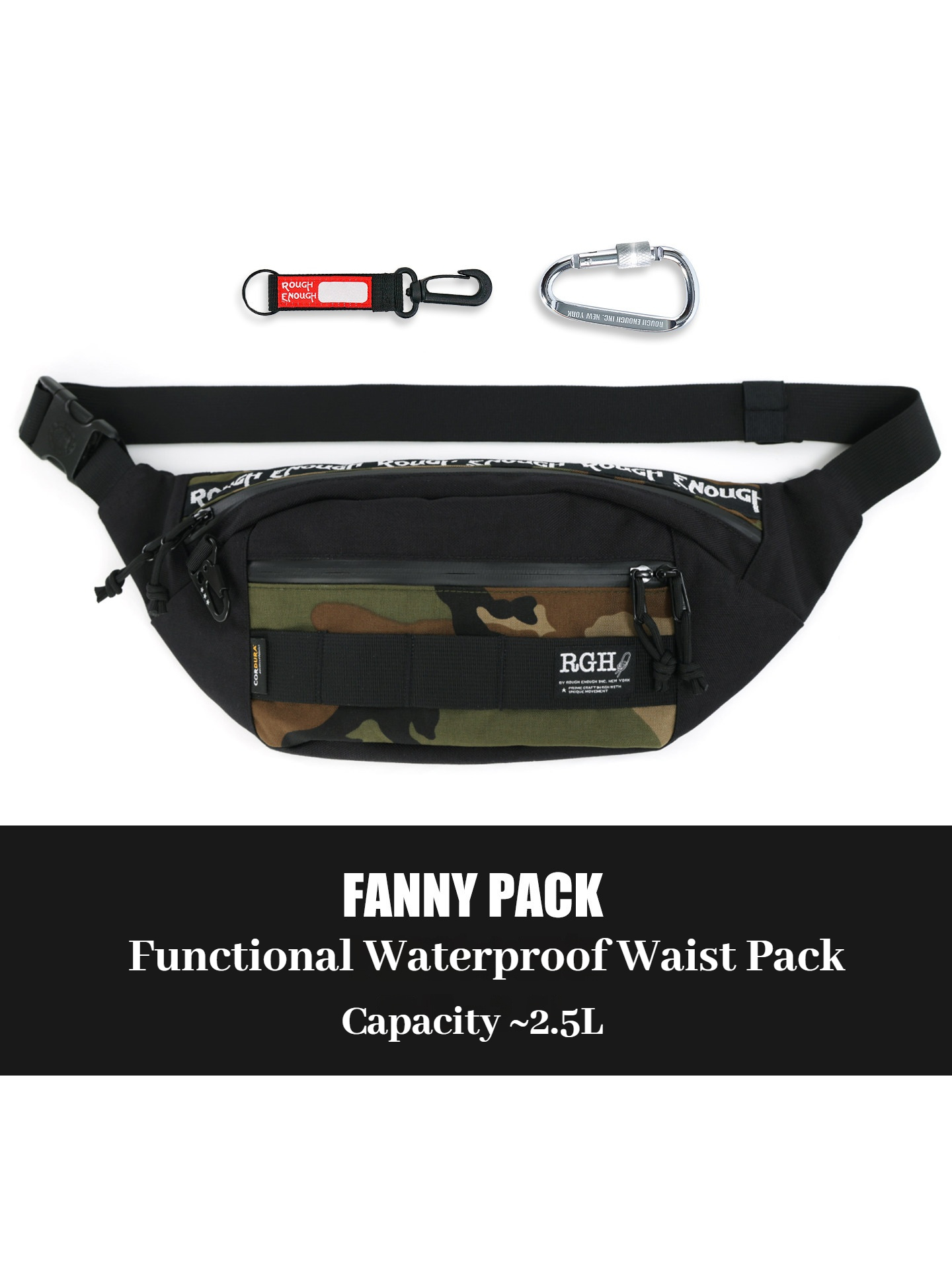 Fishing Backpack - Torba taktyczna RGH Camo, funkcjonalna torba