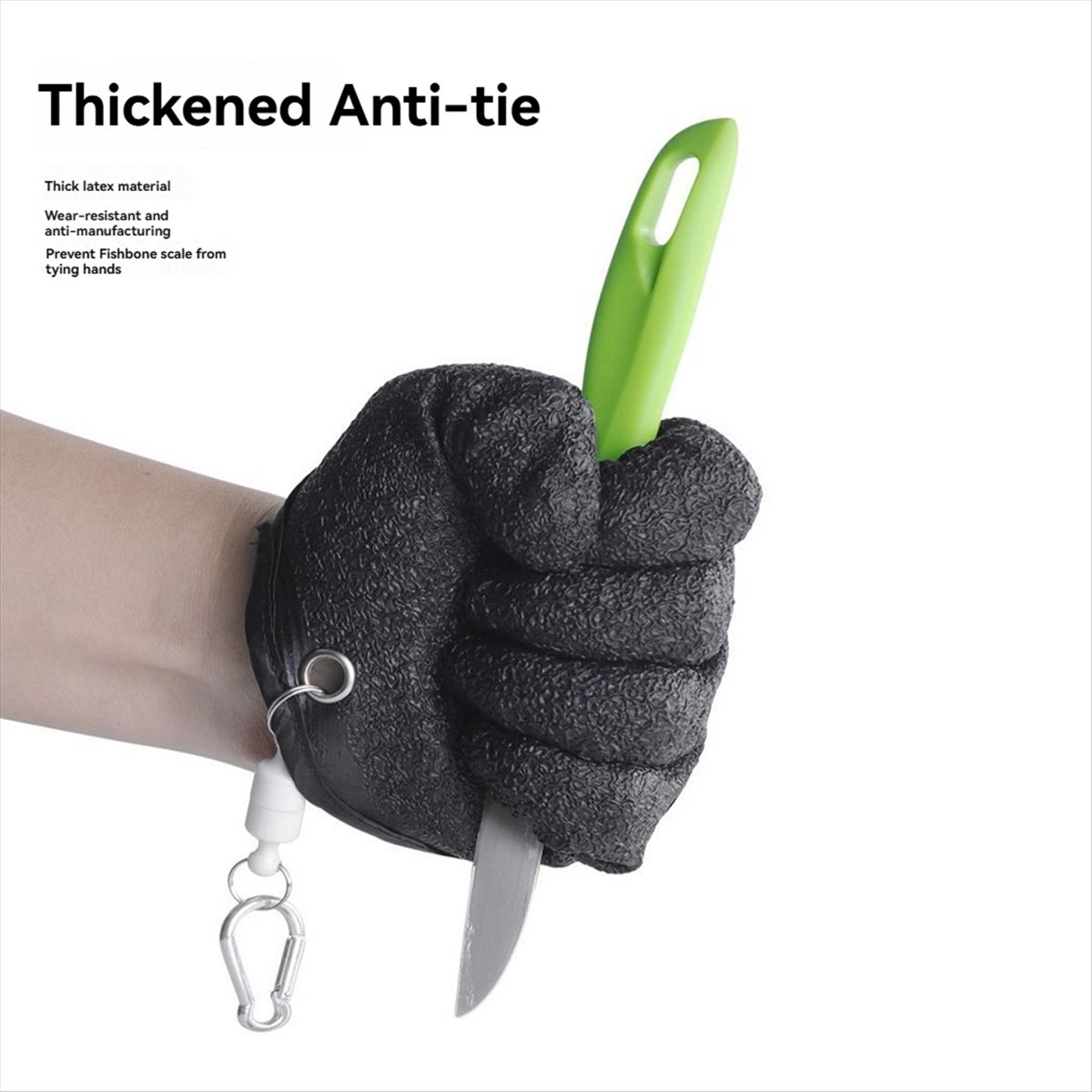 Fishing Gloves - Profesjonalne rękawice wędkarskie ABST z lateksu,