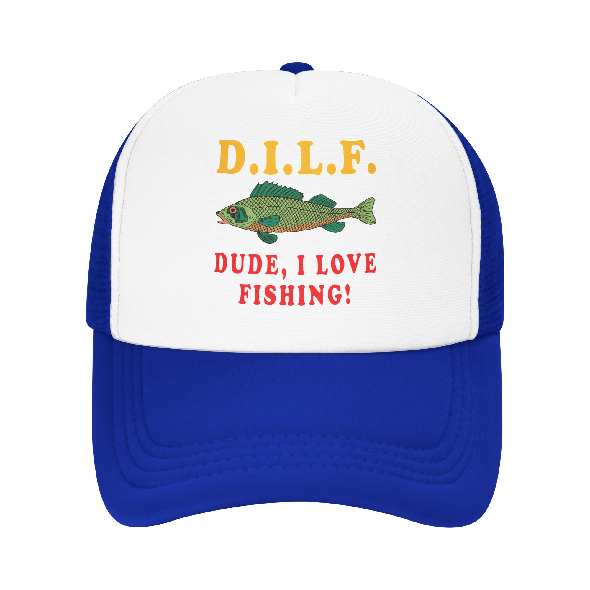 Fishing Hat - Czapka z daszkiem DILF Meme dla
