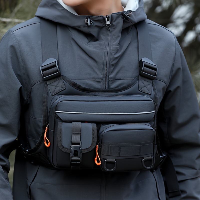 Męska taktyczna torba na klatk – Fishing Vest recenzja i cena