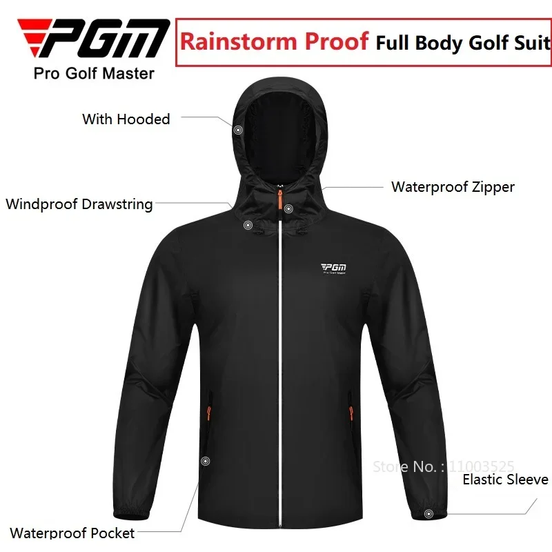 Pgm mężczyźni golfowy płaszcz  – Fishing Rain Suit recenzja i cena